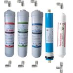 Aquafly 12" Inline 5li Su Arıtma Filtresi Kapalı Kasa Cihaz Uyumlu - Beyaz