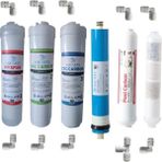 Aquafly 12" Inline 6 Filtre 9 Aşama Su Arıtma Filtresi Kapalı Kasa Cihaz Uyumlu - Krem