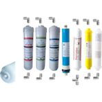 Aquafly 12" Inline 7 Filtre 10 Aşama ( Mineral ve 4in1 ) Su Arıtma Filtresi Kapalı Kasa Cihaz Uyumlu - Sarı