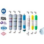Aquafly 12" Inline 7li Takım Alkali Mineral Su Arıtma Filtresi Kapalı Kasa Cihaz Uyumlu - Altın