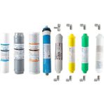 Aquafly Su Arıtma Filtresi 8'li Takım Arıtıcı Filtresi 4in1 10" Açık Kasa Uyumlu - Gri