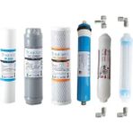 Aquafly Su Arıtma Filtresi Çift Karbon'lu 6'lı Takım Arıtıcı Filtresi 10' Açık Kasa Uyumlu - Mavi