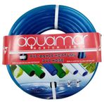 Aquamar 1/2 25 mt Mavi Süper Silikonlu Şeffaf Hortum