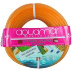 Aquamar 1/2 25 mt Turuncu Silikonlu Şeffaf Hortum