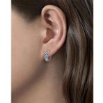 Aquamarin Marquise Diamond Night Halka Kadin Gumus Kupe 17 Mm