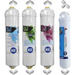 Aquames Nsf Onaylı Su Arıtma Filtresi Flt Serisi Çift Karbonlu