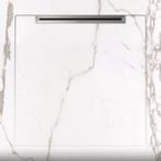 Aquanit 90x90 Infinity Beyaz Slope Line+Sifon