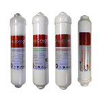 Aquaredd 4lü 12 İnç inline Quick kapsül filtre seti