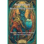 Aquarius Book Folding Pattern: Measure, Mark, and Cut Method with Pre-Marked Pages