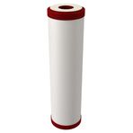 Aquatic Life Carbon Plus 25,4 cm Karbon Blok Su Filtresi, Ters Ozmoz Deiyonizasyon için Klor Kloramin Azaltma Kartuşu, Su Filtreleme Sistemi Birimleri 10x2,5 Su Filtreleri