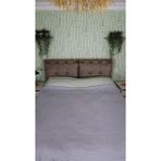 AQUATOLIA Müslin Çift Kişilik Yatak Örtüsü - Pike - 200/220 - Gri - 200 x 220 cm