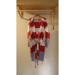 AQUATOLIA Unisex Amor Peştemal Bornoz- Pamuklu - Çocuk Bornozu - Kırmızı - 7 - 8 Yaş