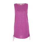 AQUELLA Lurex Mürdüm Sürgülü Tunik