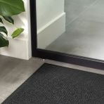 Aquila Antrasit Kapı Önü Paspası 60x90 cm Kaymaz Yıkanabilir Polipropilen Giriş Matı - 60 x 90 cm
