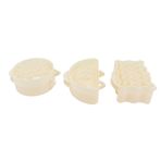 aqxreight 3PCS Pasta Kalıp Seti Mini El Pasta Makinesi Elmalı Turta Mutfak Noel Için Çevre Dostu ABS