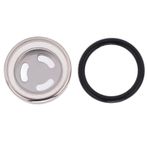 aqxreight Motosiklet Gözetleme Aynası, Motosiklet Fren Debriyajı Ana Silindir Rezervuarı Gözetleme Camı Ön Arka Evrensel (18 mm)