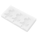 aqxreight Silikon Dondurma Kalıp Çok Izgaralı Isıya Dayanıklı Buz Bar Makinesi Mutfak DIY Aracı Beyaz Ev Kullanımı Için Uygun (3. Dinozor)