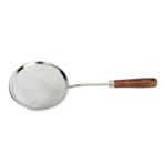aqxreight Yağ Kevgir Verimli İnce Örgü Gıda Süzgeç Kaşık Gres Sos Köpüğü Pişirme Için (Küçük Boyut, Çap: Yaklaşık. 40 cm / 15,7)