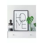 Ar Ajans Kanvas Tablo Home Temalı Çerçeve Görünümlü Dekoratif Mdf Tablo 30 X 40