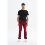 AR-MA Arma Erkek Jean Slim Fit Dar Kesim Likralı Esnek Kot Pantolon K9ppd0520 Bordo
