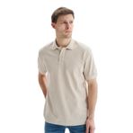 Ar-ma Erkek Battal Büyük Beden Polo Yaka Tişört Regular Fit%100 Pamuk Pike Basic Y29374870302 Bej-B1
