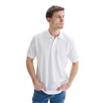 Ar-ma Erkek Battal Büyük Beden Polo Yaka Tişört Regular Fit%100 Pamuk Pike Basic Y29374870302 Beyaz-B1