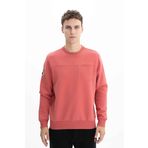 Ar-ma Erkek Bisiklet Yaka Sweatshirt Basic Baskisiz Sol Göğüs Cepli Örme Kumaş Regular Fit%70 Pamuk%30 Polyester 30/1 Şardonlu Üç İplik K26124600601 Pembe-P11