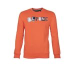 Ar-ma Erkek Bisiklet Yaka Sweatshirt Yazi Baskili Cepsiz Örme Kumaş Regular Fit%70 Pamuk%30 Polyester 30/1 Şardonlu Üç İplik K21124907401 Turuncu-T1