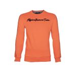 Ar-ma Erkek Bisiklet Yaka Sweatshirt Yazi Baskili Cepsiz Örme Kumaş Regular Fit%70 Pamuk%30 Polyester 30/1 Şardonlu Üç İplik K21124908002 Turuncu-T1