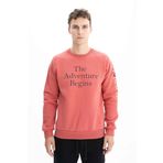 Ar-ma Erkek Bisiklet Yaka Sweatshirt Yazi Baskili Cepsiz Örme Kumaş Regular Fit%70 Pamuk%30 Polyester 30/1 Şardonlu Üç İplik K26124600001 Pembe-P11