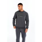 Ar-ma Erkek Bisiklet Yaka Sweatshirt Yazi Baskili Cepsiz Örme Kumaş Slim Fit%80 Pamuk%14 Polyester%6 Elastan Scuba İnterlok K30124685002 Gri-G3