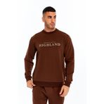 Ar-ma Erkek Bisiklet Yaka Sweatshirt Yazi Baskili Cepsiz Örme Kumaş Slim Fit%80 Pamuk%14 Polyester%6 Elastan Scuba İnterlok K30124685002 Kahverengi-K1