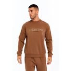Ar-ma Erkek Bisiklet Yaka Sweatshirt Yazi Baskili Cepsiz Örme Kumaş Slim Fit%80 Pamuk%14 Polyester%6 Elastan Scuba İnterlok K30124685002 Kahverengi-K3