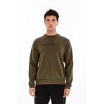 Ar-ma Erkek Bisiklet Yaka Sweatshirt Yazi Baskili Cepsiz Örme Kumaş Slim Fit%80 Pamuk%14 Polyester%6 Elastan Scuba İnterlok K30124685502 Haki-H1