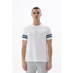 Ar-ma Erkek Bisiklet Yaka Tişört Baskisiz Basic Örme Kumaş Regular Fit%100 Pamuk 30/1 Penye Süprem Y25344405801 Beyaz-B1
