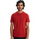 Ar-ma Erkek Bisiklet Yaka Tişört Baskisiz Basic Örme Kumaş Regular Fit%100 Pamuk 30/1 Penye Süprem Y31344408202 Bordo-B1