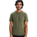 Ar-ma Erkek Bisiklet Yaka Tişört Baskisiz Basic Örme Kumaş Regular Fit%100 Pamuk 30/1 Penye Süprem Y31344408202 Haki-H1