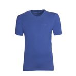 Ar-ma Erkek Bisiklet Yaka Tişört Baskisiz Basic Örme Kumaş Regular Fit%100 Pamuk 30/1 Penye Süprem Y9TOO7480 Saks Mavisi-SM1