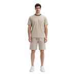 Ar-ma Erkek Bisiklet Yaka Tişört Baskisiz Basic Örme Kumaş Regular Fit%100 Pamuk 30/2 Süprem Y31344448902 Bej-B1