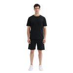 Ar-ma Erkek Bisiklet Yaka Tişört Baskisiz Basic Örme Kumaş Regular Fit%100 Pamuk 30/2 Süprem Y31344448902 Siyah-S1