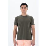 Ar-ma Erkek Bisiklet Yaka Tişört Baskisiz Basic Örme Kumaş Regular Fit%48 Pamuk%48 Modal%4 Elastan 32/1 Penye Modal Full Elastan Süprem Y25344470001 Haki-H1