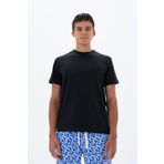 Ar-ma Erkek Bisiklet Yaka Tişört Baskisiz Basic Örme Kumaş Regular Fit%48 Pamuk%48 Modal%4 Elastan 32/1 Penye Modal Full Elastan Süprem Y25344470001 Siyah-S1