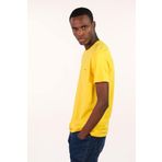 Ar-ma Erkek Bisiklet Yaka Tişört Baskisiz Basic Örme Kumaş Slim Fit%93 Pamuk%7 Elastan 36/1 Full Elastan Süprem Y22344451101 Sarı-S1