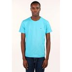 Ar-ma Erkek Bisiklet Yaka Tişört Baskisiz Basic Örme Kumaş Slim Fit%93 Pamuk%7 Elastan 36/1 Full Elastan Süprem Y22344451101 Turkuaz-T1
