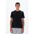 Ar-ma Erkek Bisiklet Yaka Tişört Baskisiz Basic Sol Göğüs Cepli Örme Kumaş Regular Fit%100 Pamuk 30/1 Penye Süprem Y25344404601 Siyah-S1