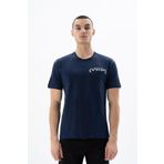 Ar-ma Erkek Bisiklet Yaka Tişört Baskisiz Basic Sol Göğüs Cepli Örme Kumaş Regular Fit%100 Pamuk 30/1 Penye Süprem Y25344405501 Lacivert-L1