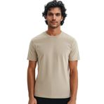 Ar-ma Erkek Bisiklet Yaka Tişört Regular Fit%100 Pamuk Süprem Basic Baskısız Y31344408002 Bej-B1