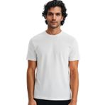 Ar-ma Erkek Bisiklet Yaka Tişört Regular Fit%100 Pamuk Süprem Basic Baskısız Y31344408002 Beyaz-B1