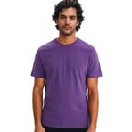 Ar-ma Erkek Bisiklet Yaka Tişört Regular Fit%100 Pamuk Süprem Basic Baskısız Y31344408002 Mor-M2