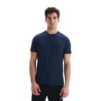 Ar-ma Erkek Bisiklet Yaka Tişört Regular Fit%47 Modal%47 Pamuk%6 Likra Örme Yazı Baskılı Süprem Y29344472402 Lacivert-L1